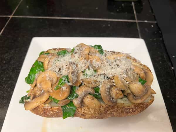 Mushroom Spinach Potato