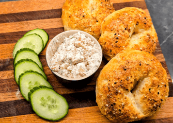 Cottage Cheese Bagels
