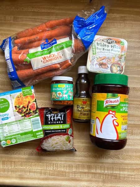 Miso soup ingredients