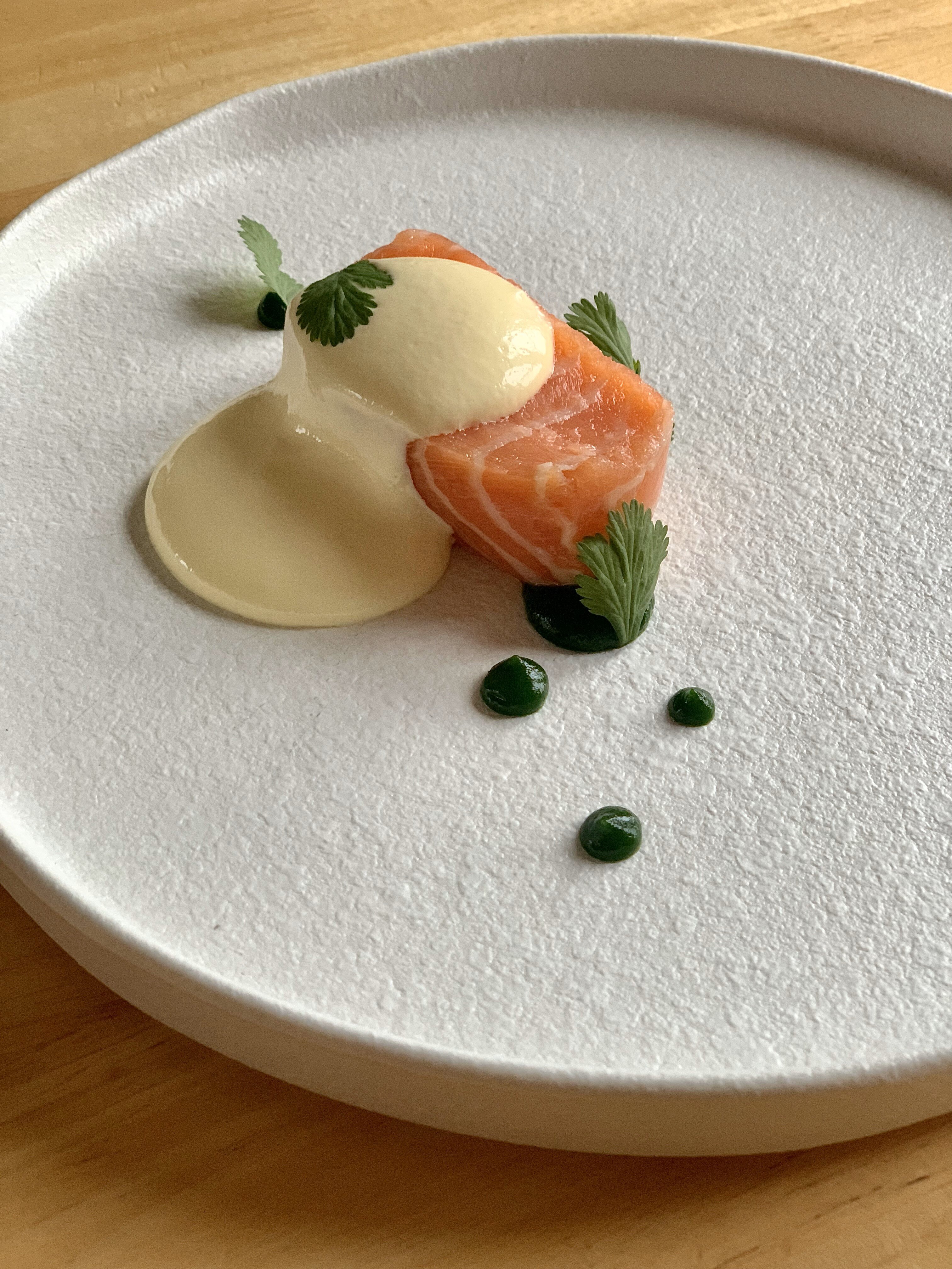 Sous vide salmon