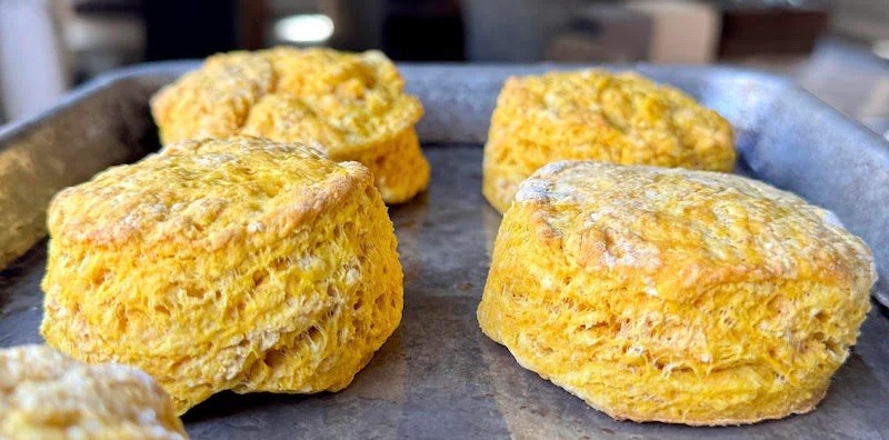 Pumpkin biscuits