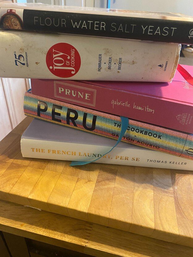 Trevor's favorite cookbooks