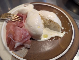 Burrata and Prosciutto
