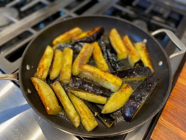 Eggplant cooking