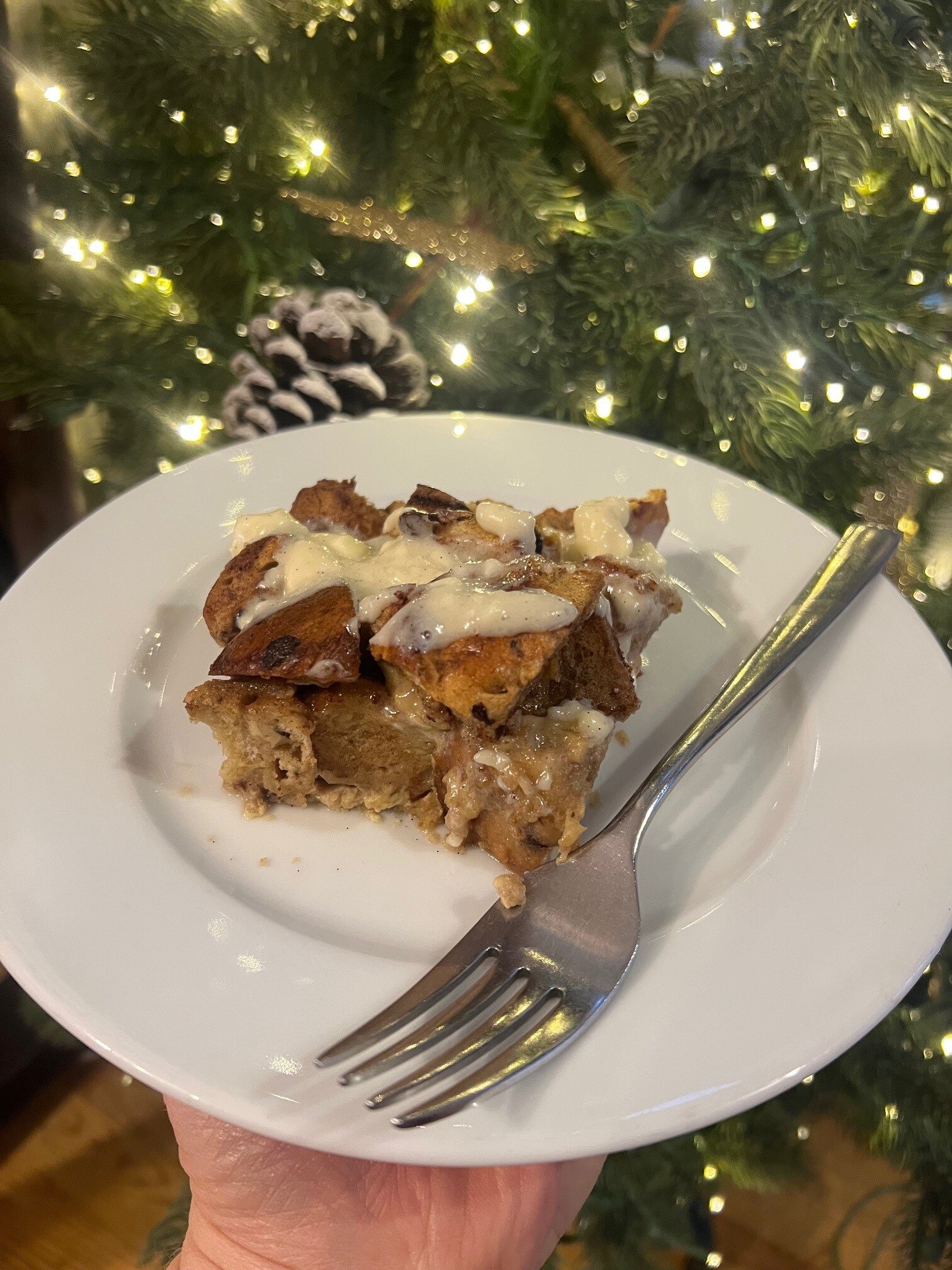 Bagel bread pudding