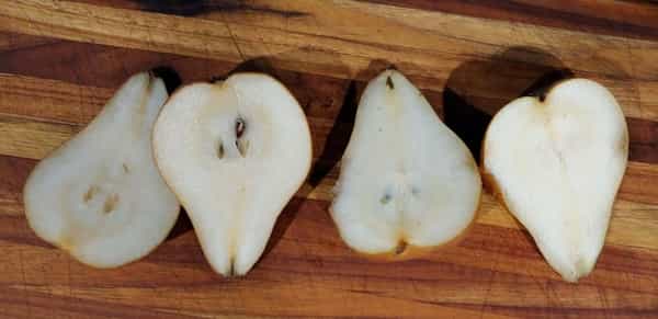 Halved Pears