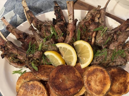 Rack of lamb