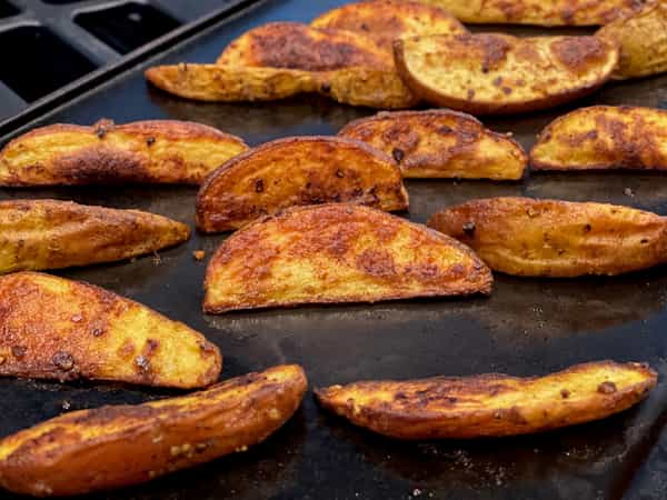 Oven fried potatoes