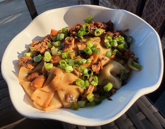 Deconstructed dumplings