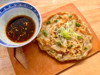 Scallion Crab Pancake