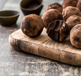 Milk Chocolate-Gingerbread Truffles