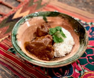 Chicken Braised in Mole Sauce  
