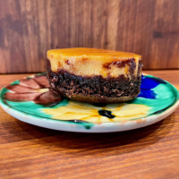 Flan Misterioso (Chocolate-Cajeta Custard Cake)  