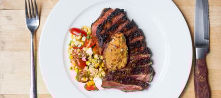 Chili-Lime Rubbed Grilled Hanger Steak