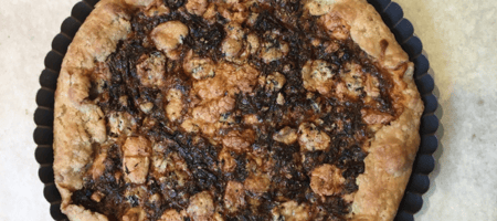 Caramelized Onion and Blue Cheese Tart Recipe