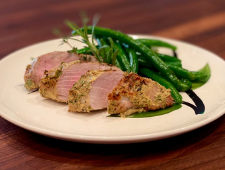 Herb and Dijon Glazed Pork Tenderloin