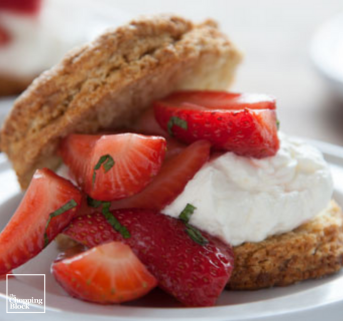 Strawberry Shortcakes with Vanilla Whipped Cream