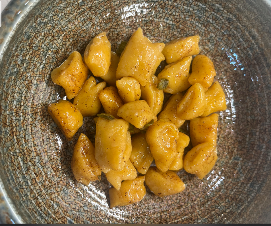 Butternut squash gnocchi