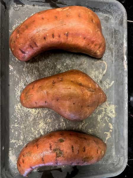 raw sweet potatoes