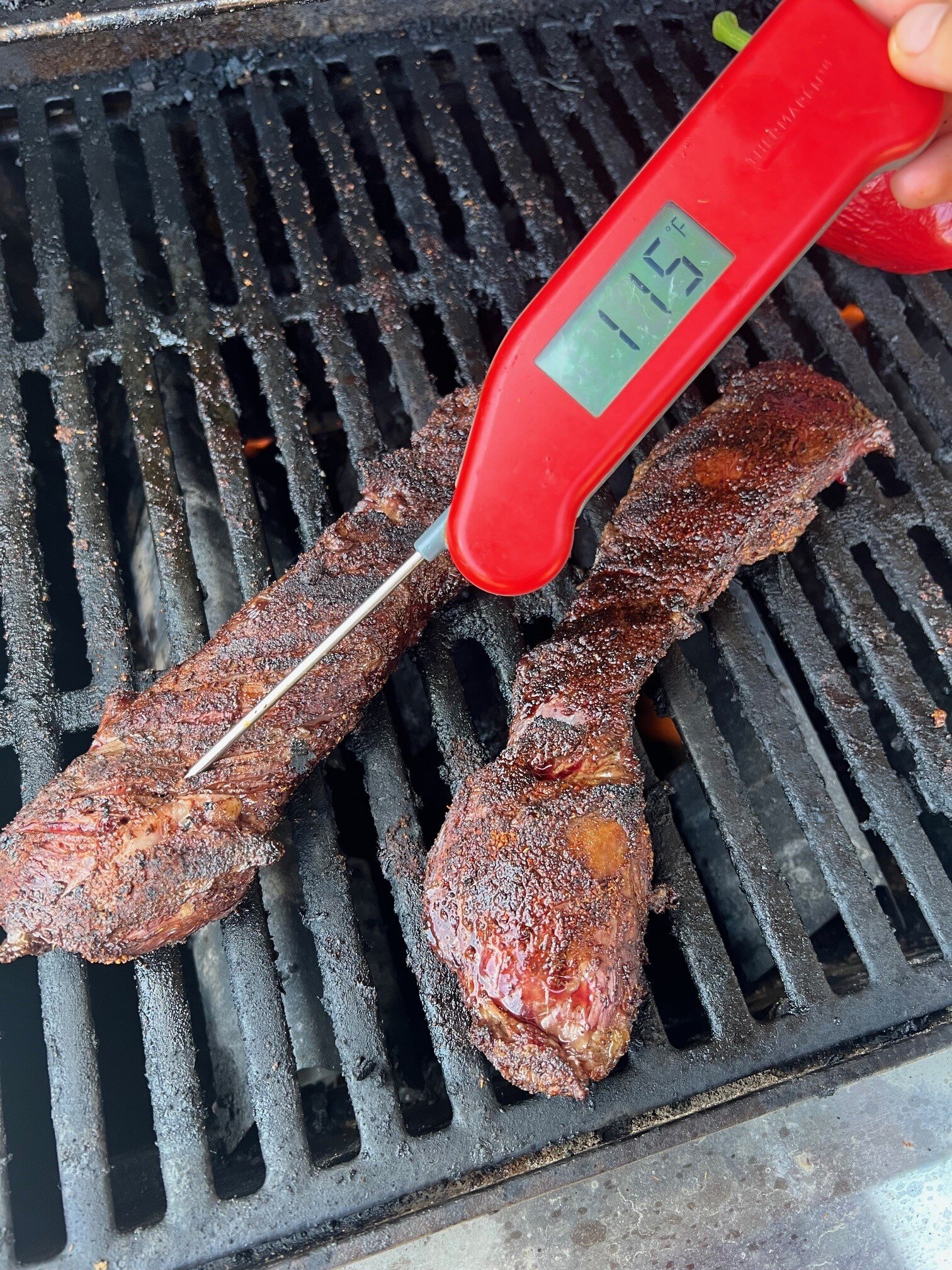 Temping meat