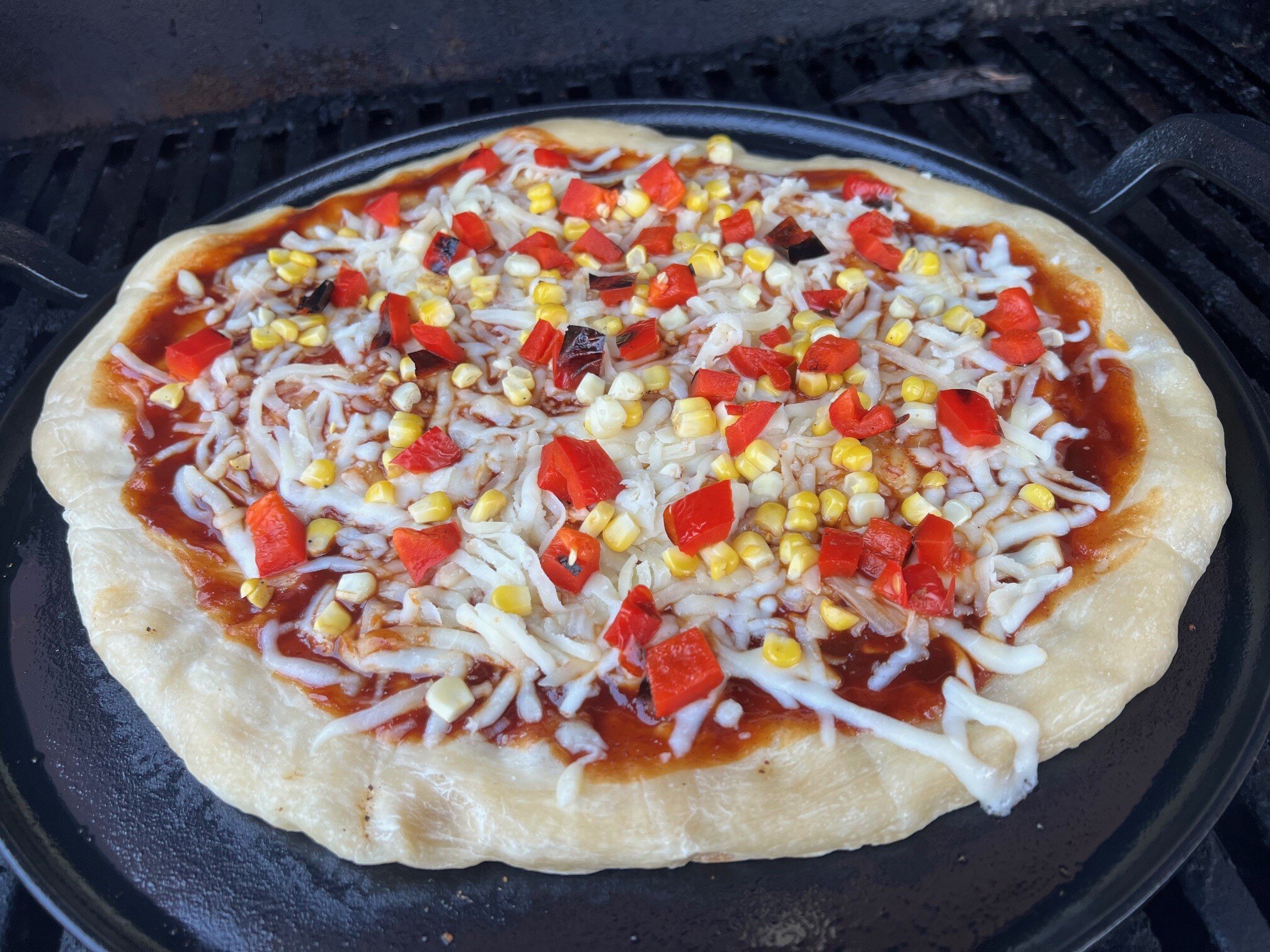 Toppings on pizza
