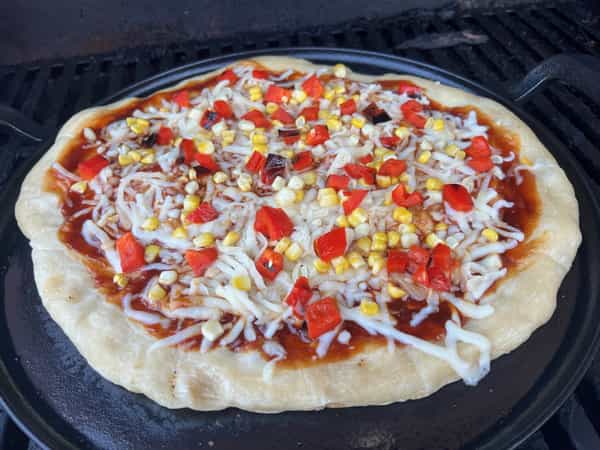 Toppings on pizza